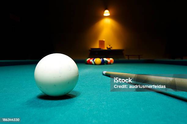 Pool Equipment Stock Photo - Download Image Now - Bar - Drink Establishment, Eight Ball, Equipment