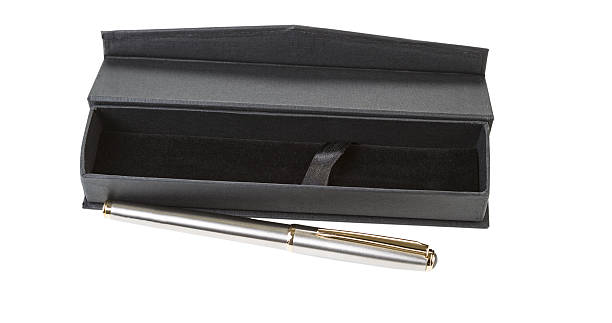 istock Pen outside of Case on White Background 186346967