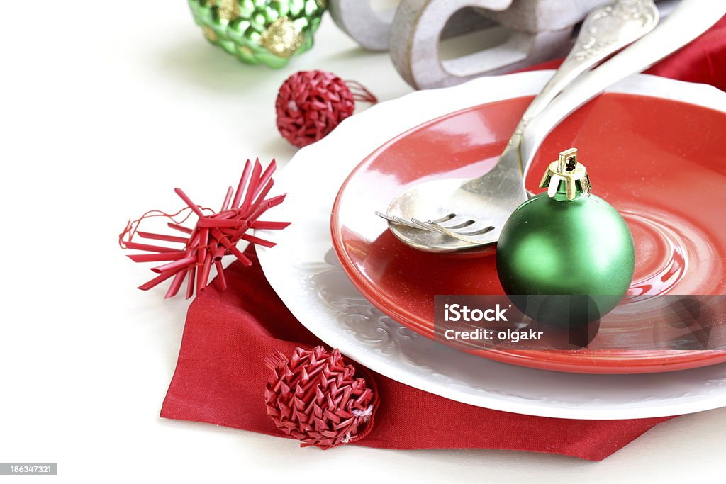 Fêtes de Noël avec des décorations de table - Photo de Aliment libre de droits