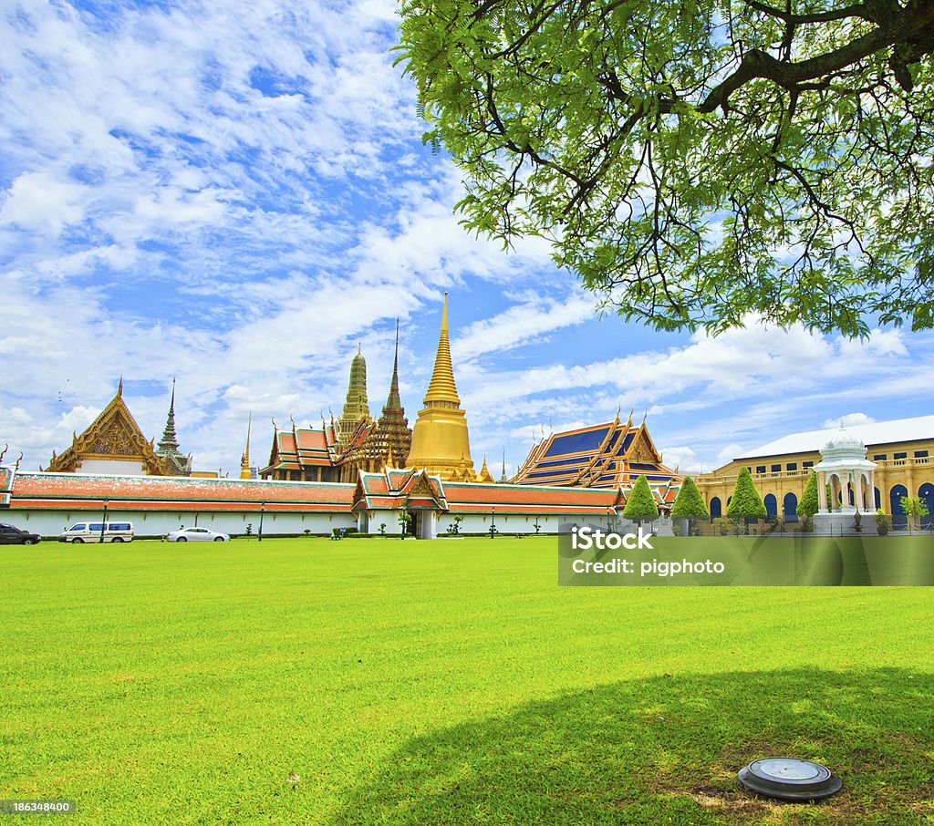 Wat Phra Kaew Antike Tempel in bangkok, Thailand - Lizenzfrei Antike Kultur Stock-Foto