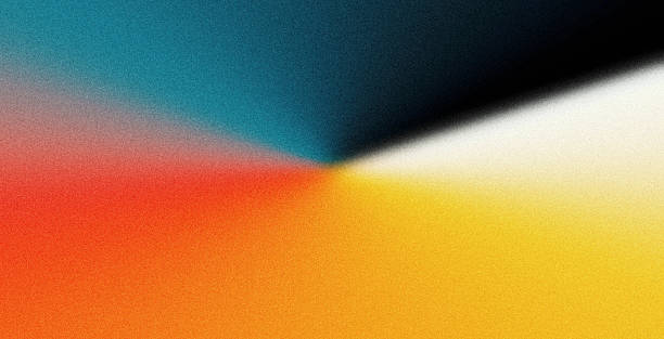 istock Abstract grainy gradient background teal orange red black noise texture retro banner poster backdrop design 1863486728