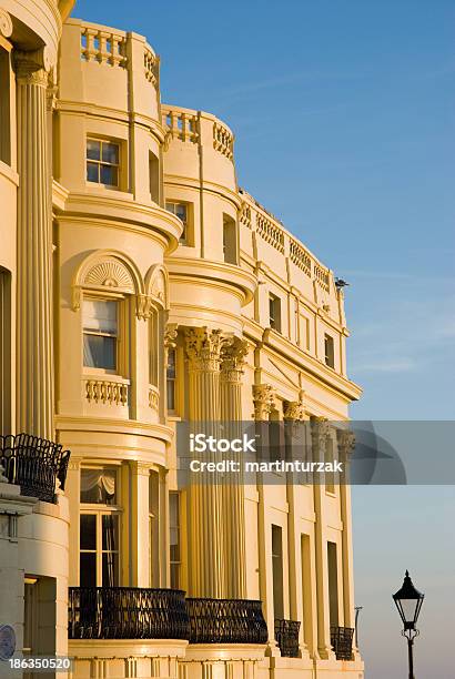 Edificio Residenziale Brighton Regno Unito - Fotografie stock e altre immagini di Brighton - Brighton and Hove - Brighton - Brighton and Hove, Brunswick Square, Casa