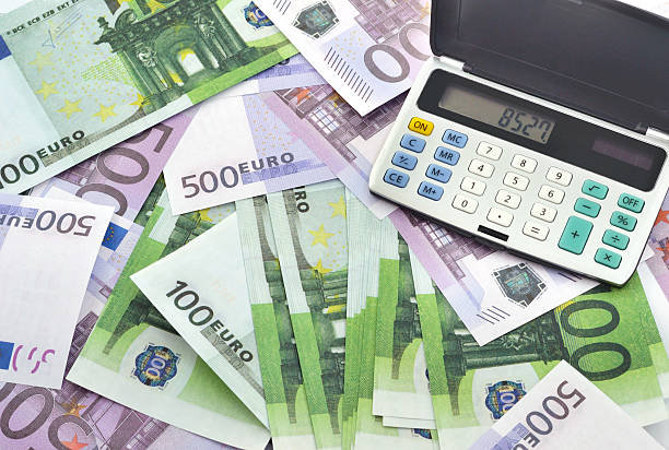 istock Money and calculator 186350952