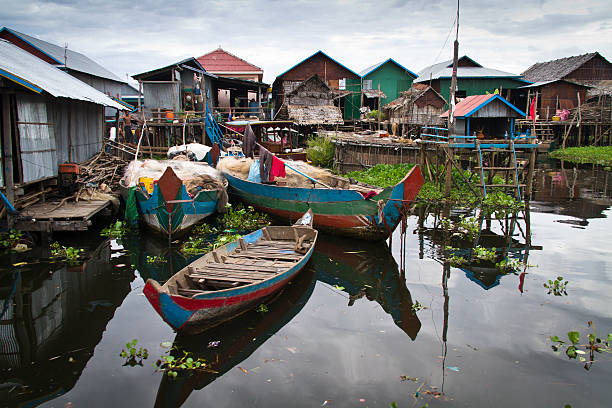 istock Floating village, Cambodia 186351247
