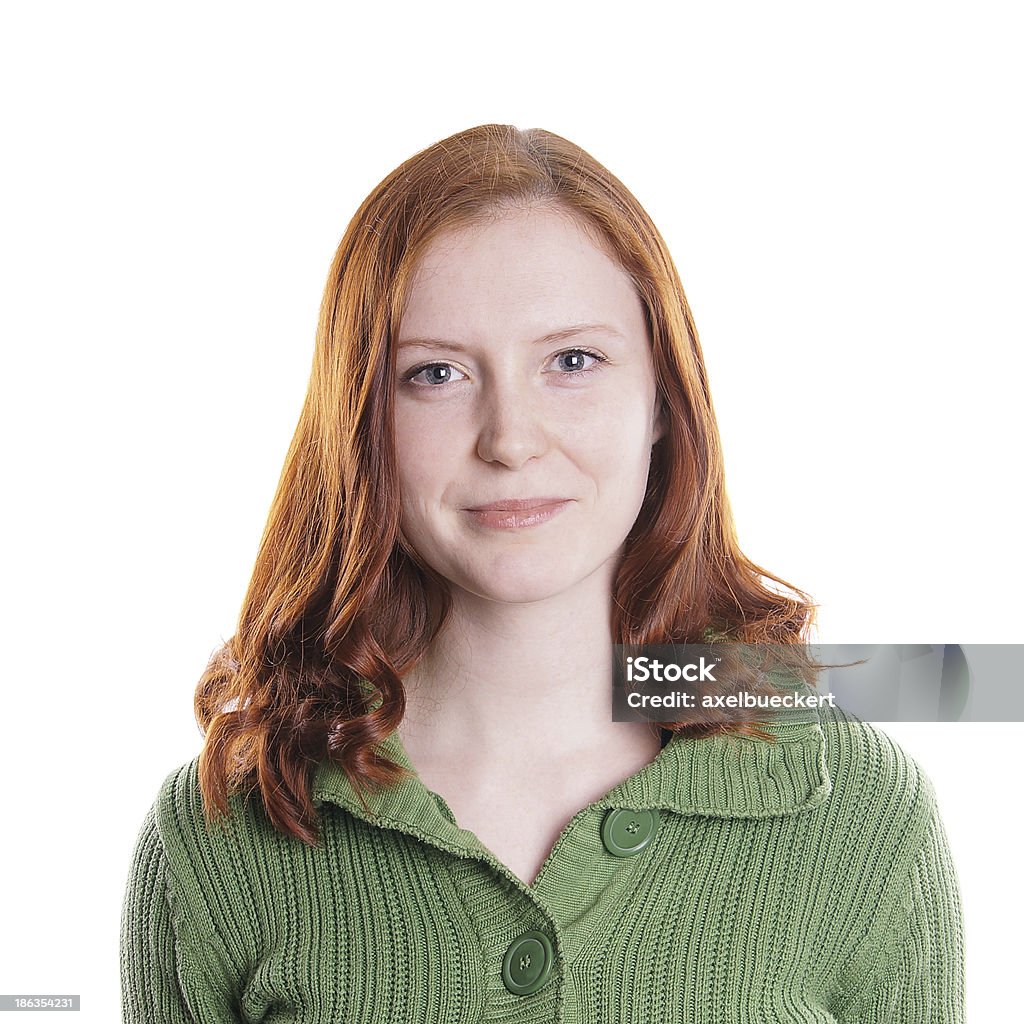 Jovem mulher sorrindo - Foto de stock de Adulto royalty-free