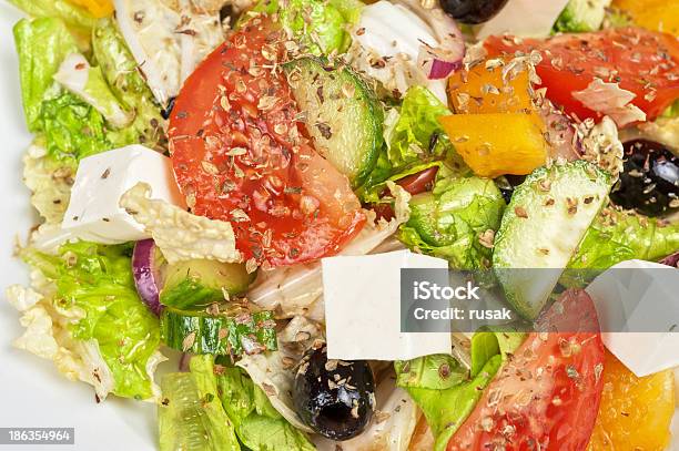 Foto de Salada Grega e mais fotos de stock de Alface - Alface, Alimentação Saudável, Almoço