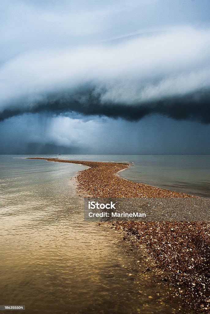 dune di sabbia e Tempesta di pioggia - Foto stock royalty-free di Paesaggio