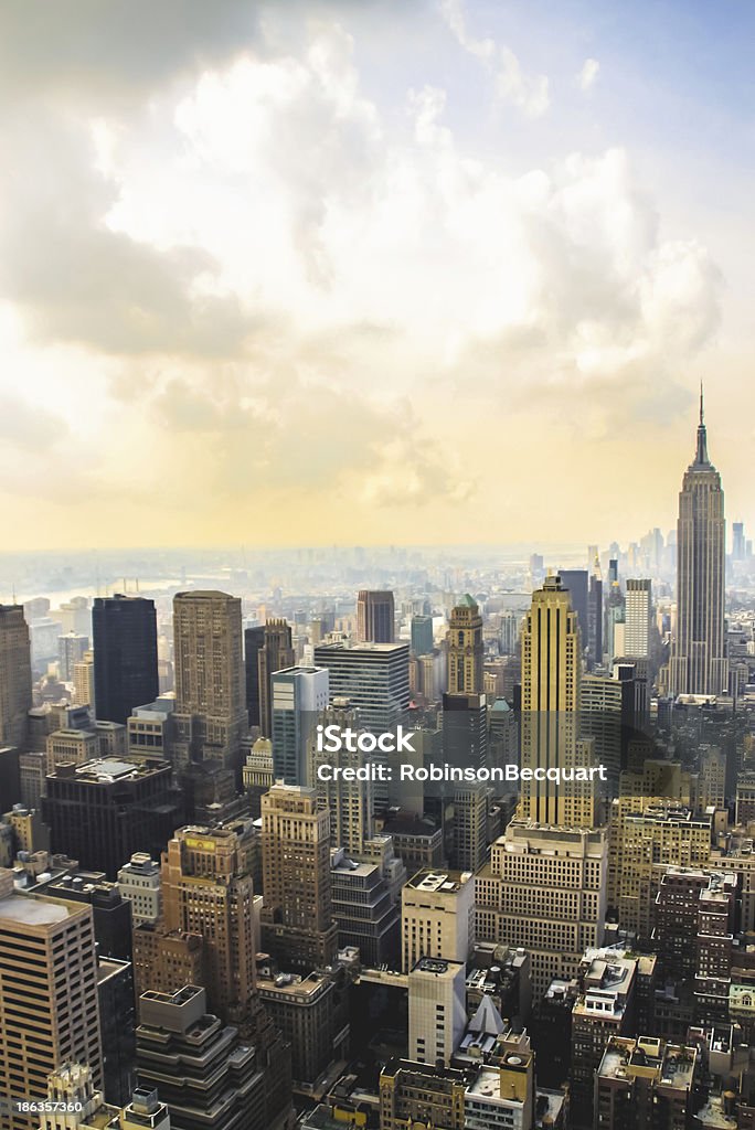 Skyline di Manhattan, New York - Foto stock royalty-free di Ambientazione esterna