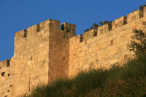 istock City wall of Old Jerusalem, Israel. 186358434