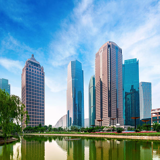 istock Skyscrapers in Shanghai, China 186360844