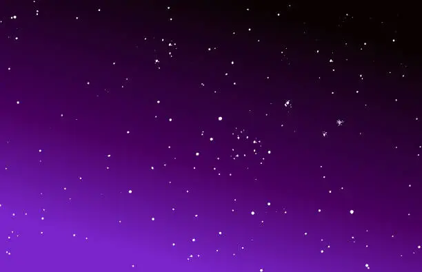 Vector illustration of Stars, space and night sky