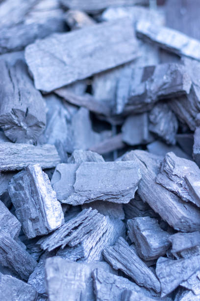 istock charcoal background in a vertical close up 1863663187