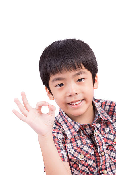 istock smiling boy showing ok sign 186366907