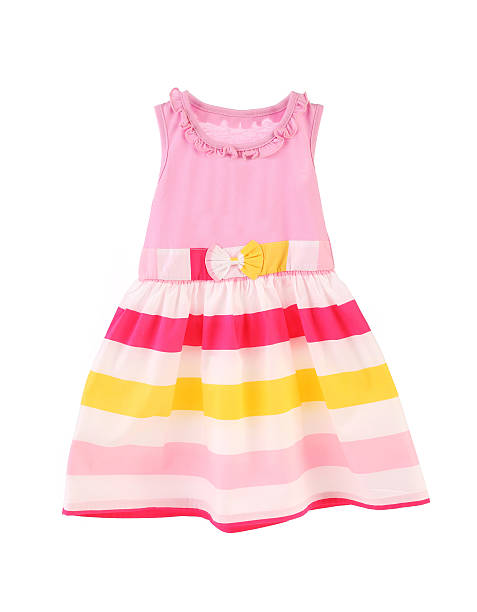 istock Nice pink dress for girls. 186371825