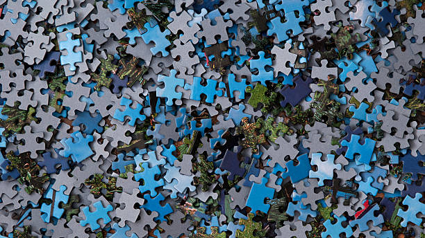 istock Pieces of Jigsaw Puzzle / Background 186376261