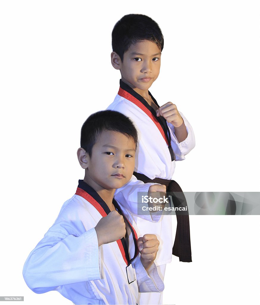Two top fighters They are brother. Family Stock Photo