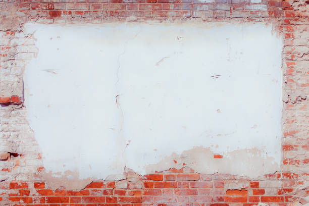 istock Old grungy red brick wall. 1863783887