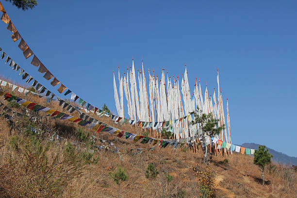 istock Prayer Flags in Bhutan 186379000