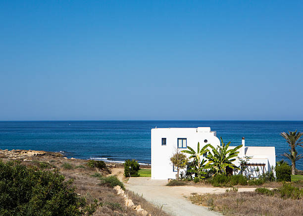 istock Holiday Villa by the coast 186379119