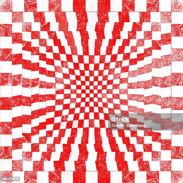 Grunge Red Checkered Stock Illustration - Download Image Now - Abstract, Backgrounds, Checked Pattern