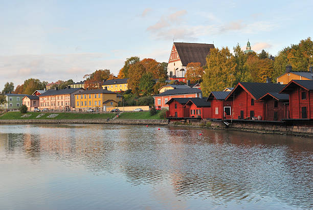 istock Finland.  Sunset in Porvoo 186380581