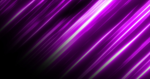 Abstract futuristic background purple flying energy hi-tech magic glowing bright lines.