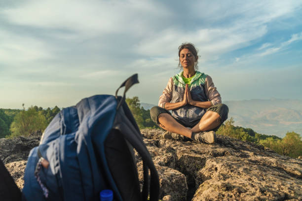Serenity on the Summit: Mountain Meditation