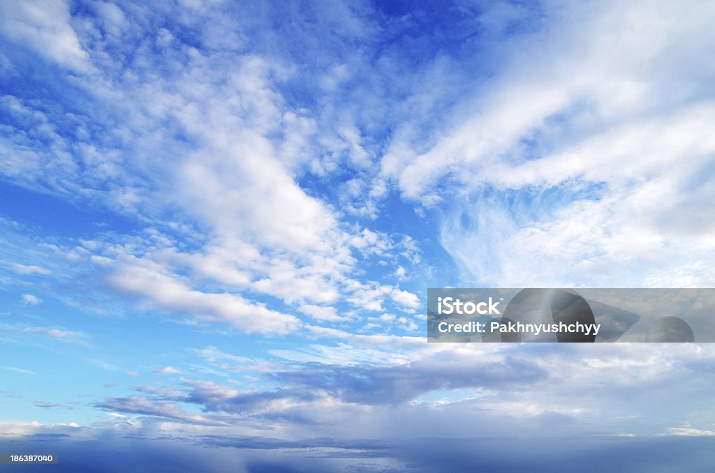 clouds blue sky background with tiny clouds Backgrounds Stock Photo