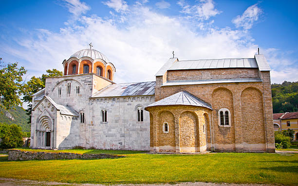 istock Orthodox monastery Studenica in Serbia, 186387779
