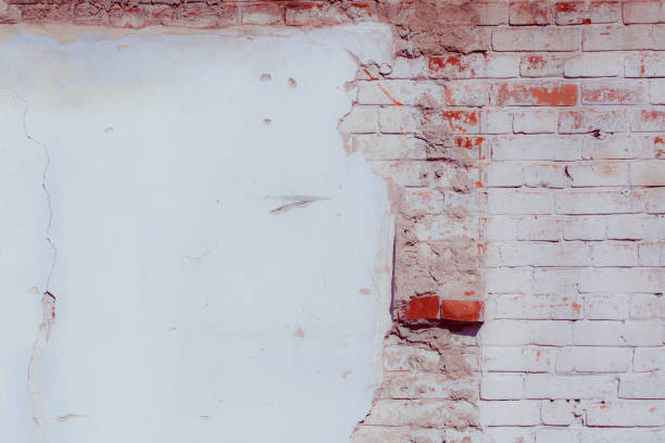 istock Old grungy red brick wall. 1863891126