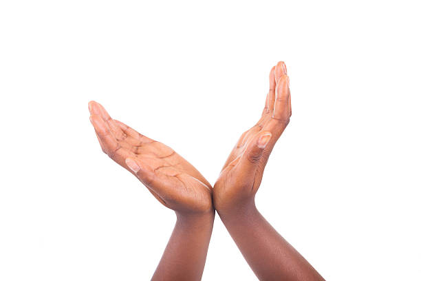 istock Hand sign isolated on white background 186391583