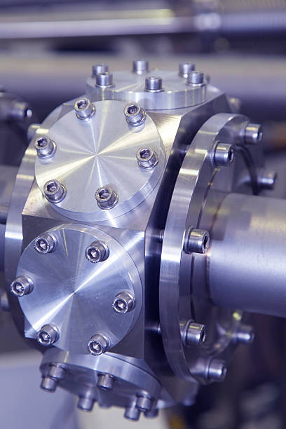 istock Details of  ION accelerator, industrial blue toned 186391595