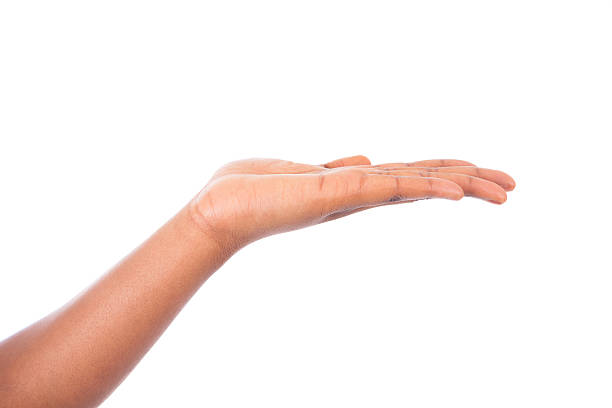istock Hand sign isolated on white background 186394020