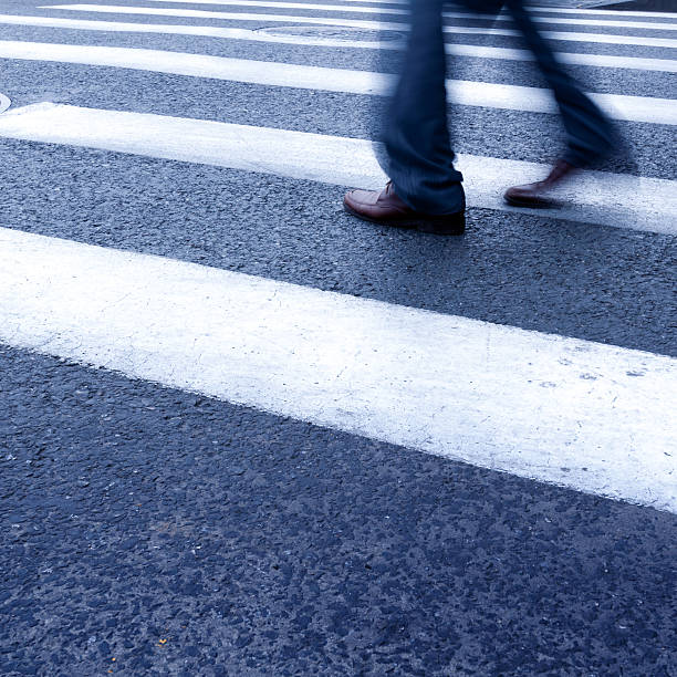 istock Crosswalk and pedestrian 186395004
