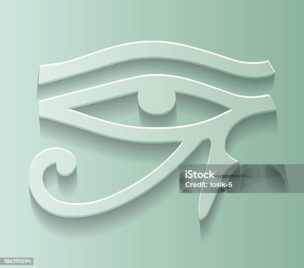 Eye Egyptian Stock Illustration - Download Image Now - Eye, Osiris, Ancient