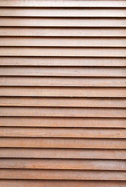 istock Texture of horizontal slats in wood 186400174