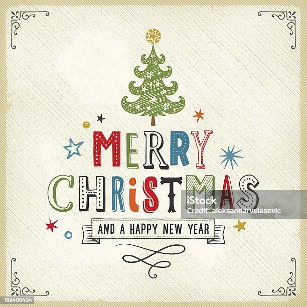 クリスマスカード - クリスマスツリーのベクターアート素材や画像を多数ご用意 - クリスマスツリー, ファンキー, 楽しみ