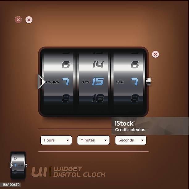 Register Today Clock Digital Clock Stock Illustration - Download Image Now - Clock ...