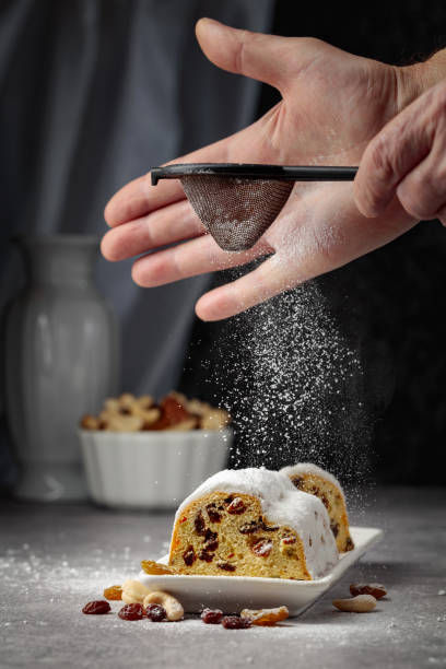 istock Traditional fruit cake for Christmas with raisins and nuts. 1864011918