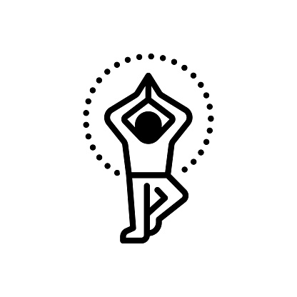 Icon for yoga, health, summation, peaceful, wellbeing, fitness, workout, relaxation, wellness, pose, exercise