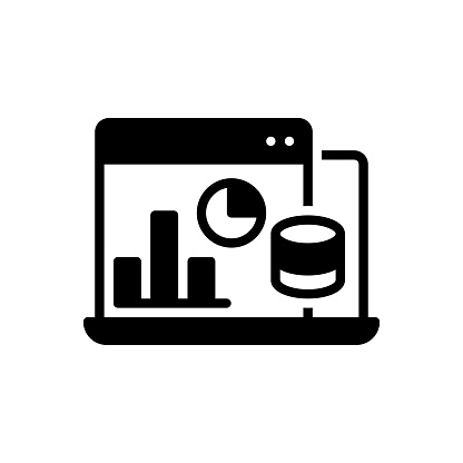 Icon for data base, data, diagram, database, datacenter, storage, hosting, webhosting, information, connect