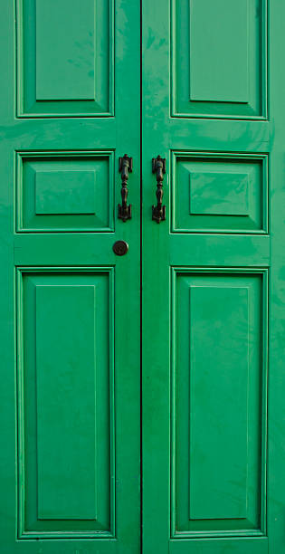 istock Wooden door 186403692