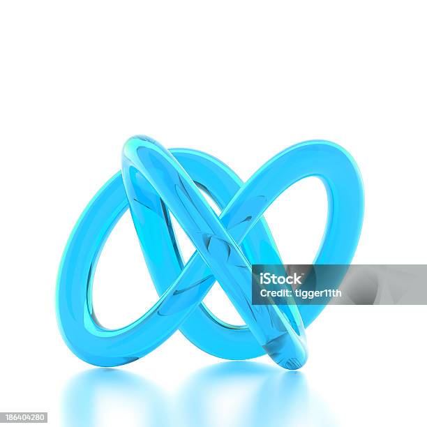 3 D Abbildung Abstrakt Knoten Stockfoto und mehr Bilder von Abstrakt - Abstrakt, Blau, Chrom