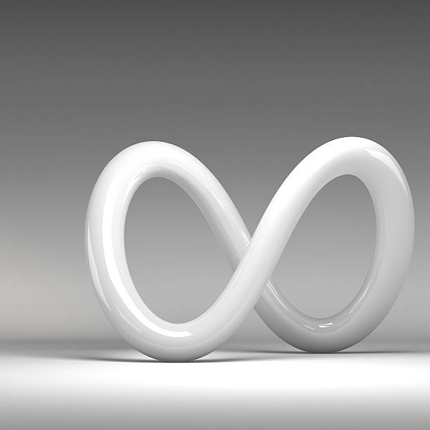 3D rendering abstract knot stock photo