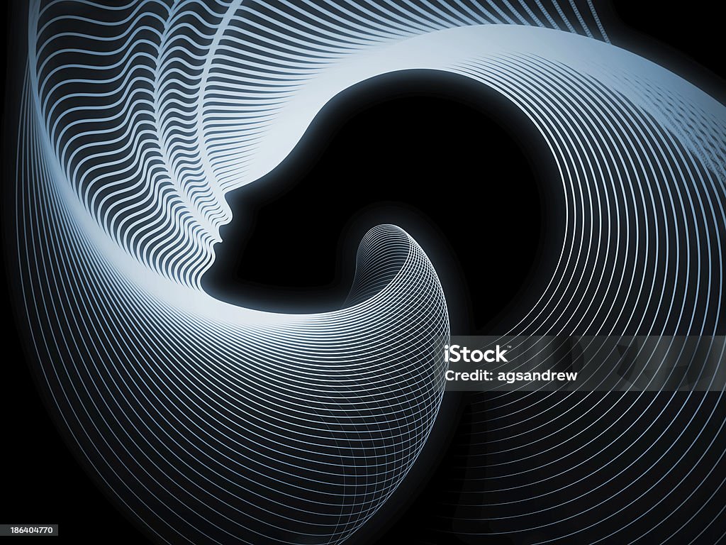 Concettuale anima geometria - Foto stock royalty-free di Allegoria