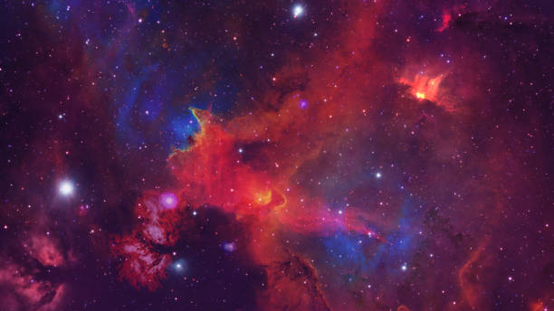 istock Travelling through space with nebulas and stars 1864051754