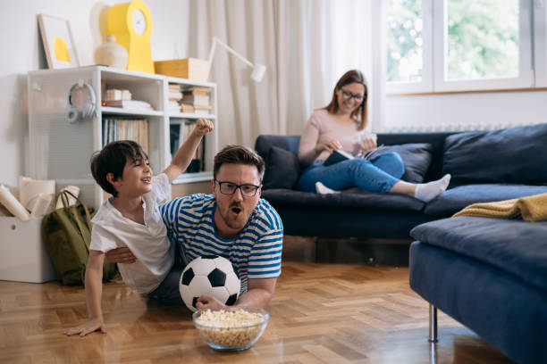 family at home