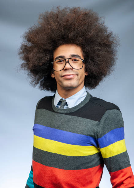 istock Portrait of a nerd looking man 1864053886
