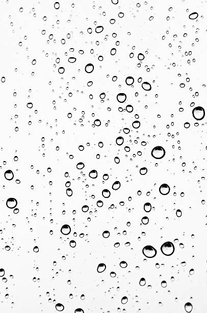 istock Some water drops on a piece of glass  186405542