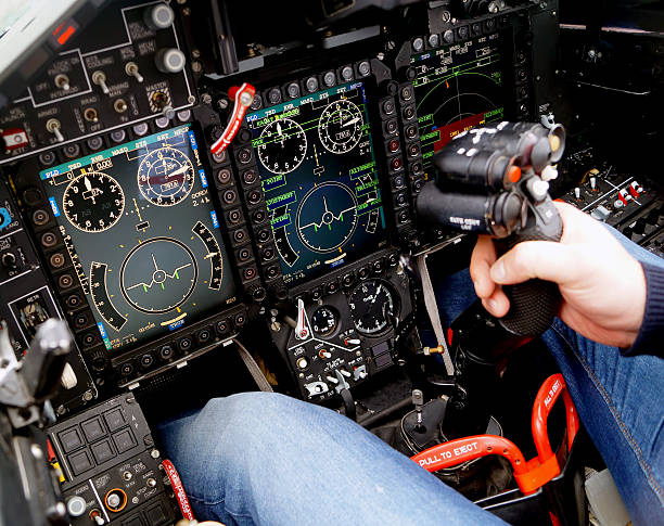 istock Cockpit of a military aircraft 186408023